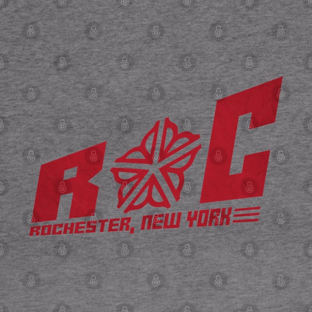 Officially Licensed Rochester Block Logo by patrickkingart